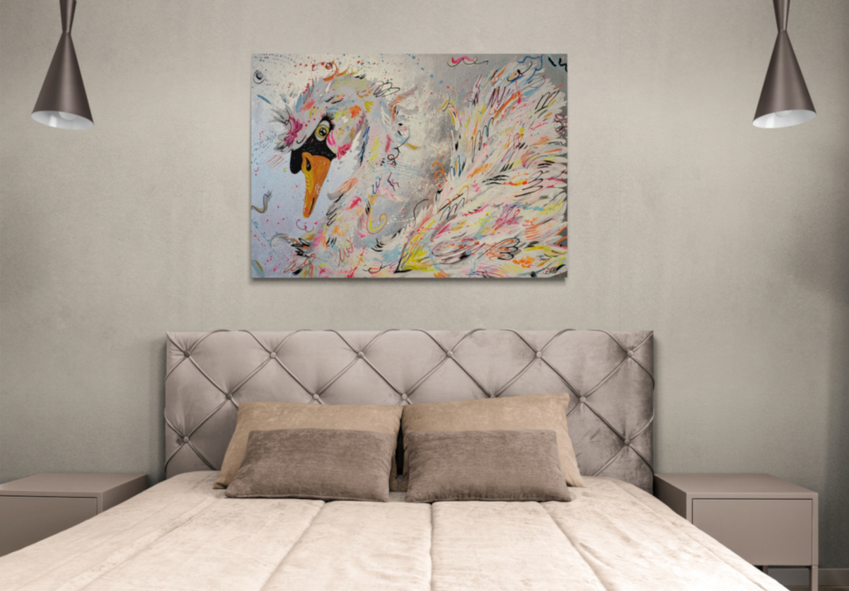 Svenja_Bross_Art_Schwan_Schlafzimmer