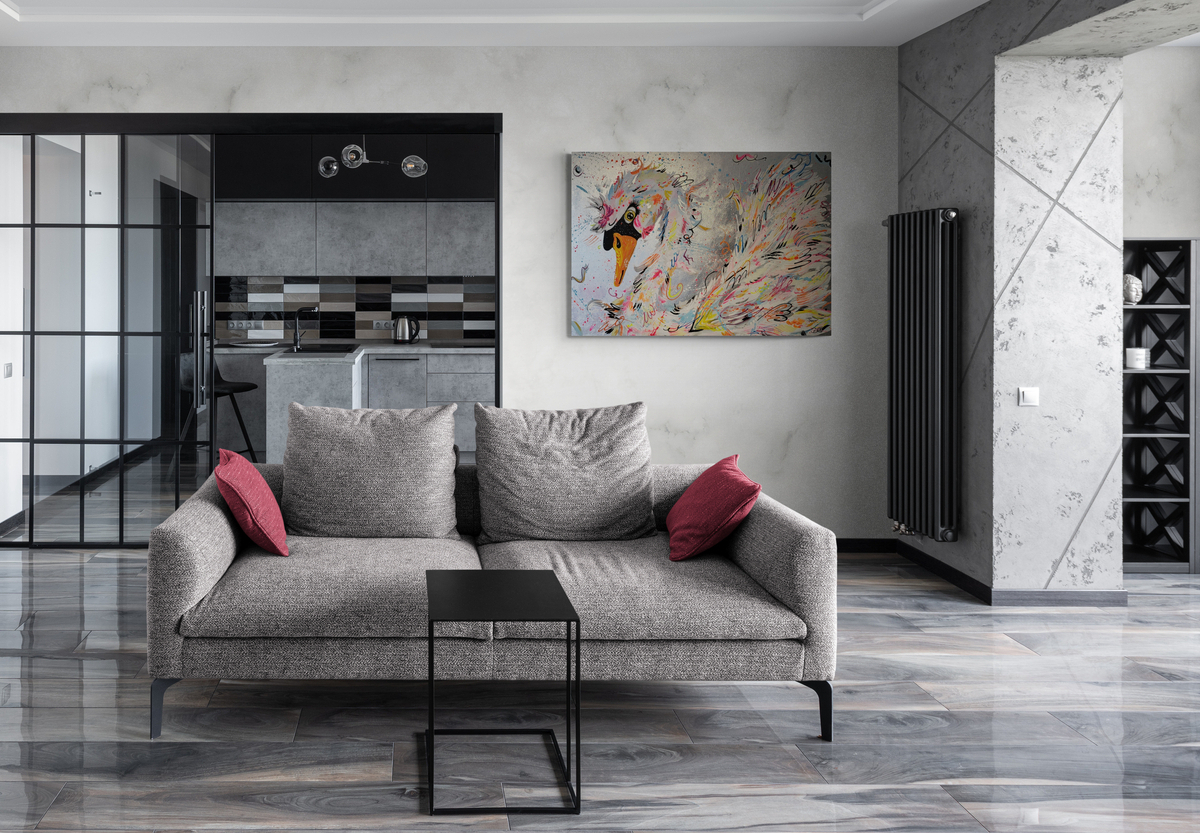 Svenja_Bross_Art_Schwan_Wohnzimmer