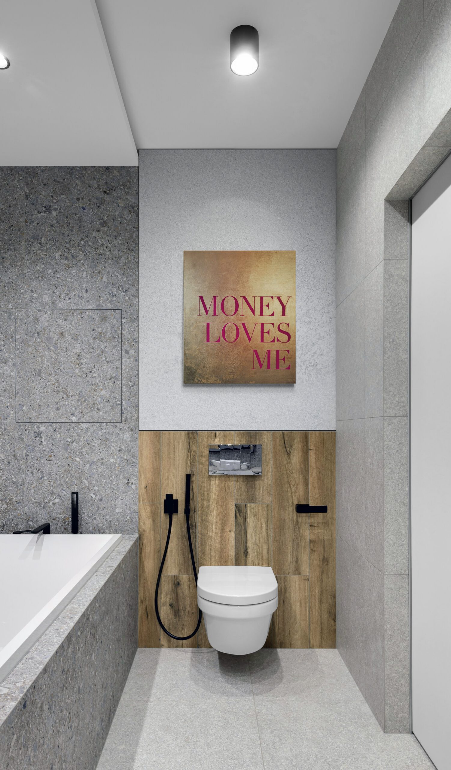 modern-bathroom-with-spotlit-wall