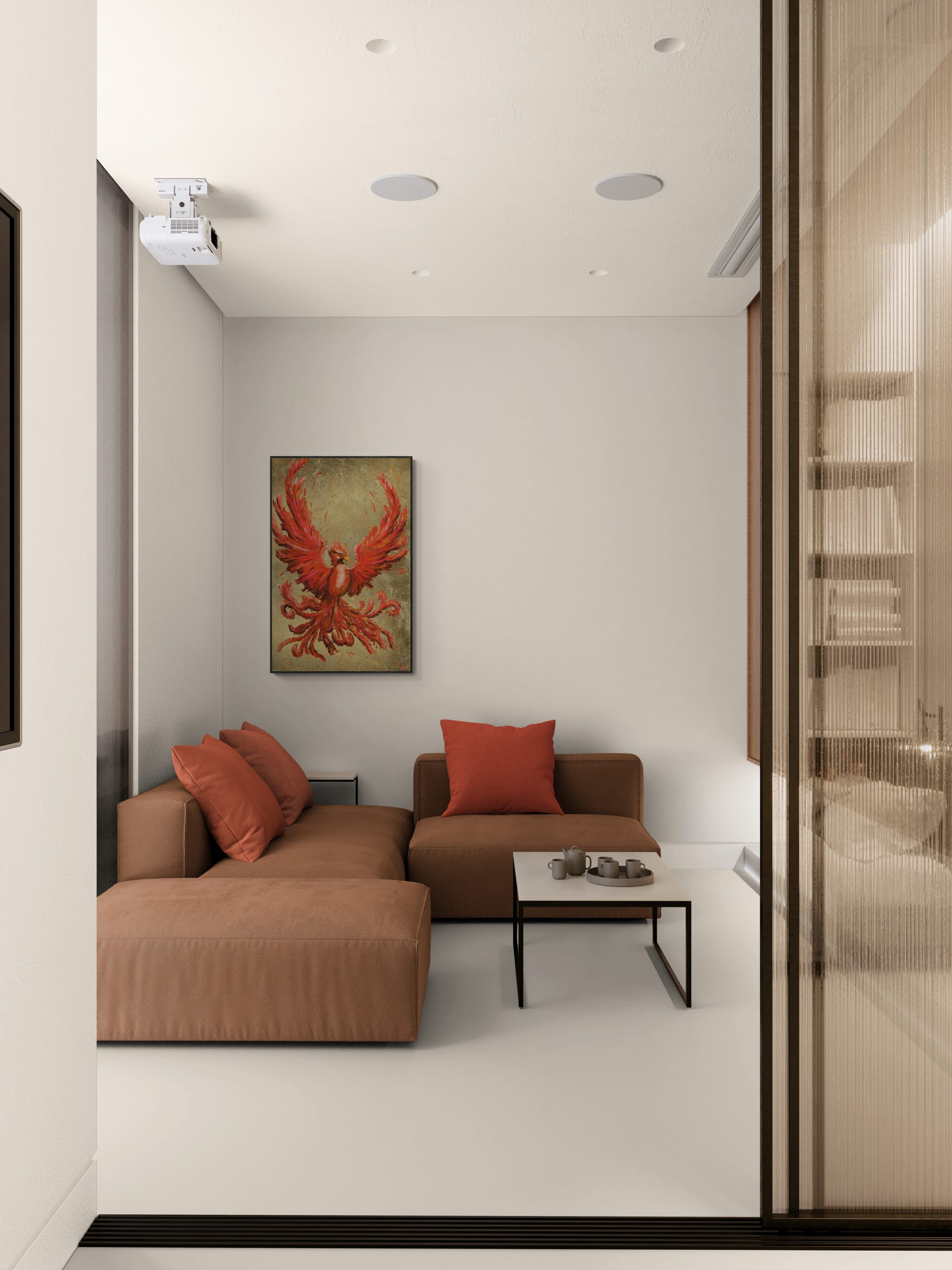 modern-media-room-with-a-projector