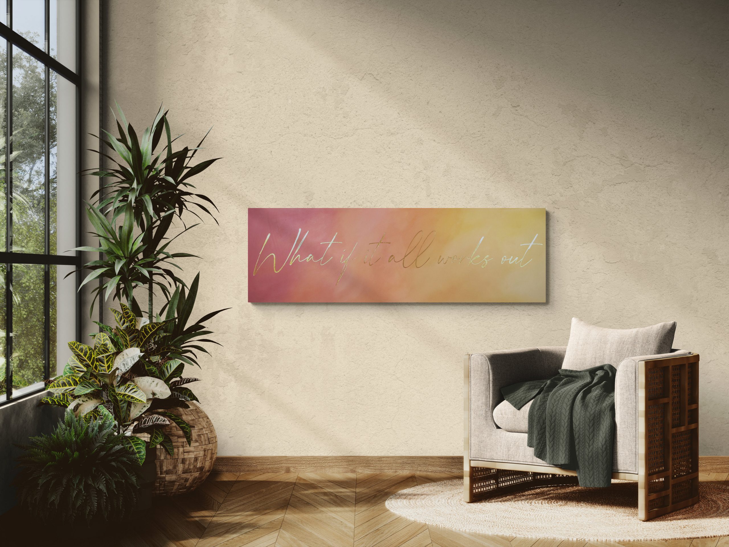 sunlit-room-with-an-armchair-and-tropical-plants